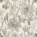 Botanical Sketchbook – Cotton – Packed Floral – Cream - Fabric Bash