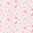 Butterfly Kisses | Pink | Sweet Woodland Minky - Fabric Bash