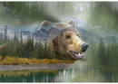 Call of the Wild - Quilting Fabric Panel - River-Rock - Fabric Bash