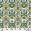 Cat Flower - Yellow - PWRH099.YELLOW - Fabric Bash