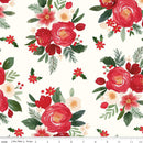 Charming Christmas Floral Cloud - 108" - Fabric Bash