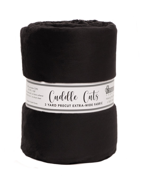 3 Yard Cuddle® 110" Cut Black