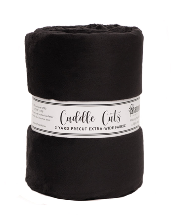 3 Yard Cuddle® 110" Cut Black
