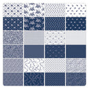 Classic Keepsakes Blue 10x10 Squares - Fabric Bash