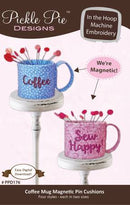 Coffee Mug Magnetic Pin Cushions - Fabric Bash