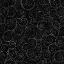 COLORESSENCE 108" - Dotted Scroll - BLACK - Fabric Bash