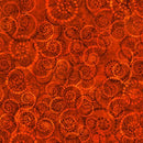 Coloressence Dotted Scroll - Brick - Fabric Bash
