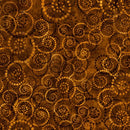 Coloressence Dotted Scroll Brown - Fabric Bash