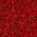Coloressence Dotted Scroll - Dark Red - Fabric Bash