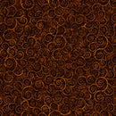 Coloressence Dotted Scroll - Root Beer - Fabric Bash