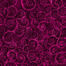 Coloressence Dotted Scroll - Sangria - Fabric Bash