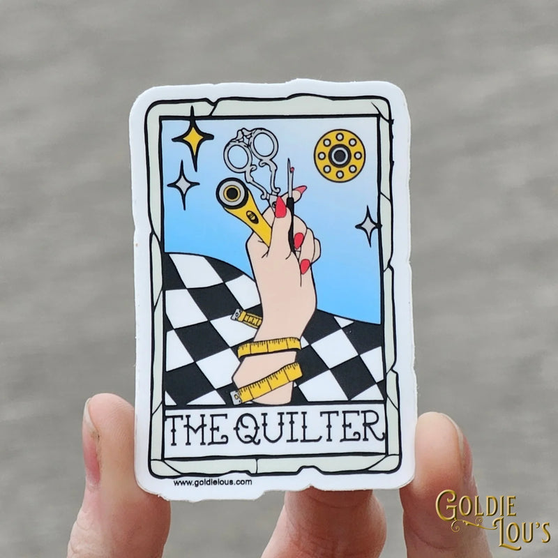 The QUILTER Tarot Card Sticker
