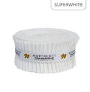 Colorworks 2.5" Strips - Super White - Fabric Bash