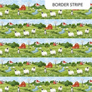 Counting Sheep DP28471-74 Border Stripe - Fabric Bash
