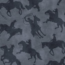Cowboys Charcoal - Fabric Bash