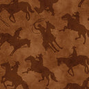 Cowboys Saddle Brown - Fabric Bash
