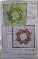 Crazier Eights Wreath - Paper Pattern - Fabric Bash