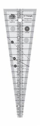 Creative Grids 15 Degree Triangle Ruler - Fabric Bash