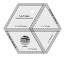 Creative Grids 4-in-1 Hexie - Fabric Bash