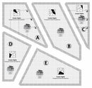 Creative Grids Crazier Eights Template - Fabric Bash
