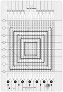 Creative Grids Stripology® Quarters Mini Quilt Ruler - Fabric Bash