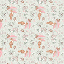 Cuddly Critter Garden | Light Green | Sweet Woodland - Fabric Bash