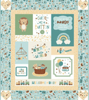 Cute as a Button Boy Panel Quilt Kit - Fabric Bash