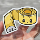 Cute Tape Measuring Sticker - Fabric Bash