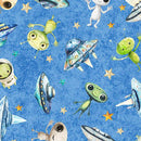 Cuties 3 - Aliens - Blue - Fabric Bash