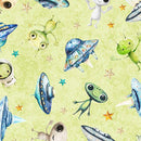 Cuties 3 - Aliens - Light Green - Fabric Bash
