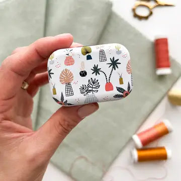 Magnetic Needle Tin, Floral Needle Case, Needle Keeper