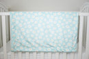 Daisies Sky Minky Blanket - 32x36 - Fabric Bash