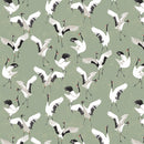 Dancing Cranes Jade - Soar - Katarina Roccella