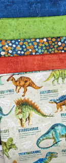 Dino Roar Quilt Kit - Fabric Bash