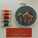 Embroidery Kit - Avonlea in Spice - Fabric Bash