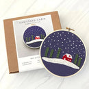 Embroidery Kit - Christmas Cabin - Fabric Bash