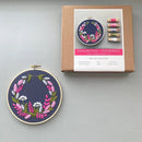 Embroidery Kit - Kensington Periwinkle - Fabric Bash