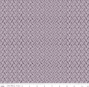 Evening on the Prairie - Geo Leaves Purple - Fabric Bash
