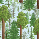 Explore More - Quilting Fabric - Forest Splendor - Sky Blue - Fabric Bash
