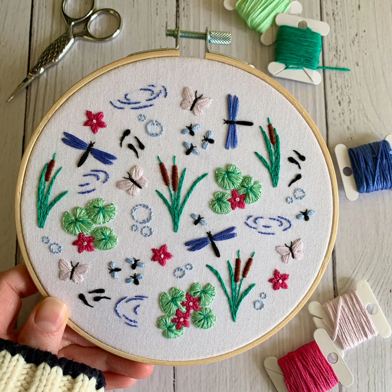 Pond Life Embroidery Kit