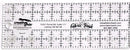 Fabric Bash 6-1/2in x 2-1/2in Creative Grids Ruler - Fabric Bash