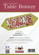 Farmer's 10-minute Table Runner Pattern - Fabric Bash