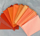 Fat Quarter Bundle - Oranges - Fabric Bash