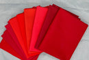 Fat Quarter Bundle-Reds - Fabric Bash