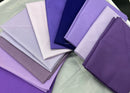 Fat Quarter Quilting Fabric Bundle - Purples - Fabric Bash