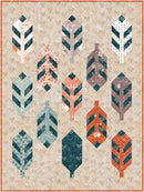 Feather Fly Fabric Quilt Kit Featuring Boho Batiks 68x92 - Fabric Bash