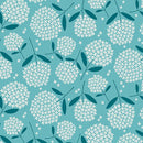 Fiori 108" - Medium Turquoise - Fabric Bash