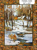 First Snow Panel DP28090-10 - Fabric Bash