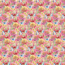 Flight of Fancy – Cotton – Flowers & Butterflies – Pink - Fabric Bash