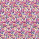 Flight of Fancy – Cotton – Flowers & Butterflies – Purple - Fabric Bash